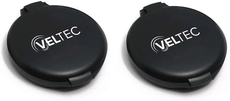 Veltec Fingerprint Ink Pad, Thumbprint Ink Pad for Notary, Identification and Security ID, Law Enforcement Fingerprint Kit (2 Pack) - Image 1
